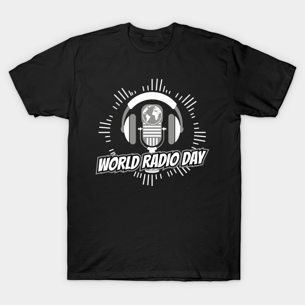 world radio day T-Shirt by Khenyot